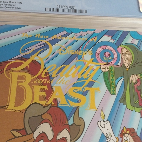 Disney's New Adventures of Beauty & The Beast CGC Graded 9.4 White Pages - Picture 6 of 11